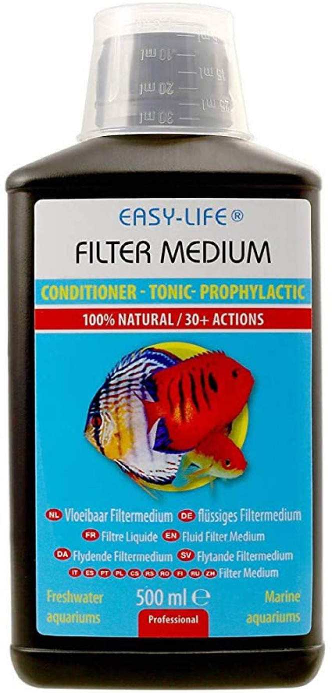 EASY LIFE Filter Medium 250 ml Conditionneur d'eau pour aquarium