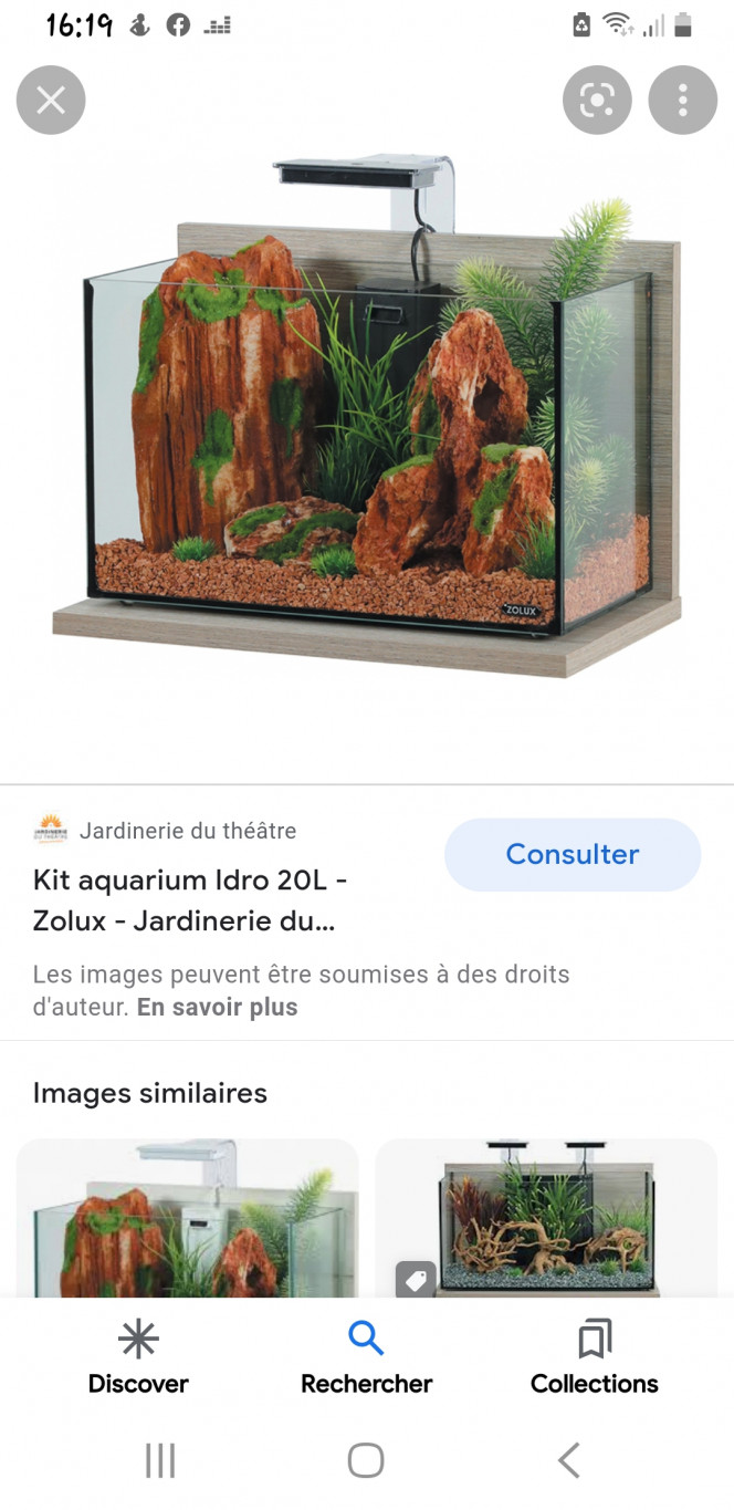 Kit aquarium Idro 20L - Zolux - Jardinerie du théâtre