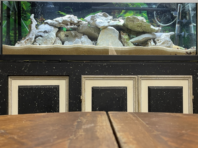 Aquarium garage 100x40x50