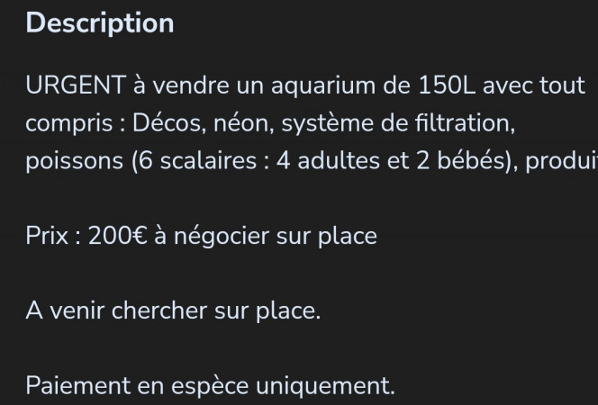 Photographie du post de Aleau 