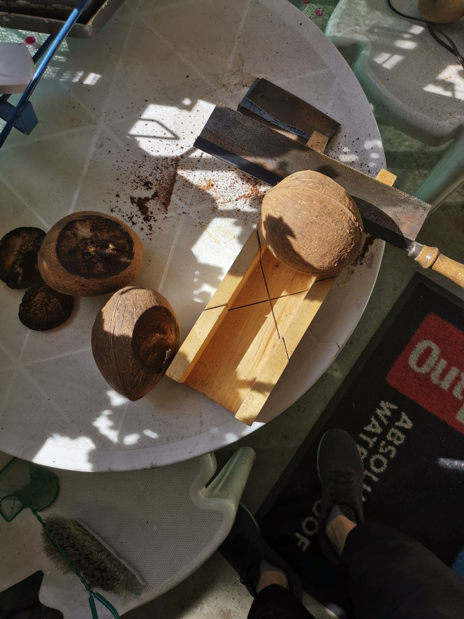  Préparation des noix de coco ( 5)
