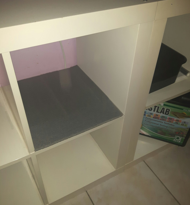 Kallax start Mise du tapis sur mesure fais maison ^^