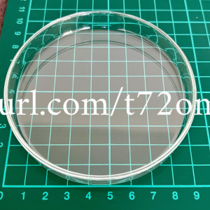 1 coupelle de nourriture en verre 100mm x 15mm pour crevettes poissons aquarium