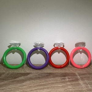 Lot de 4 anneaux d’entraînement pour poisson (Betta)