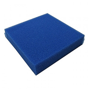 Mousse filtrante bleue large 50x50x10cm