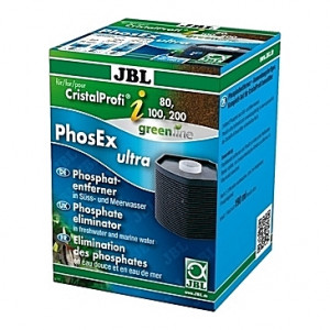 Kit de filtration anti-algues JBL PhosEx ultra pour CristalProfi i-série (60 à 200) par élimination des phosphates - 190ml