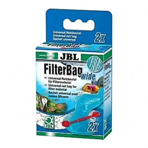 2 Grands sachets (filets) universels pour masses filtrantes JBL Filter Bag Wide
