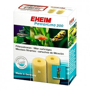 2 Cartouches filtrantes (mousses blanches) pour filtre EHEIM PowerLine 200 (EHEIM 2048)