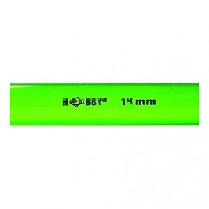 Tube rigide vert 14mm extérieur 1m HOBBY