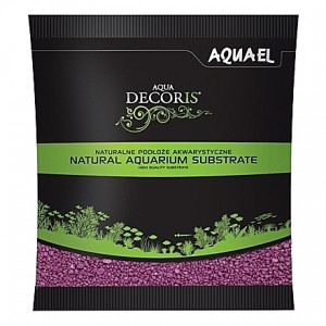 Gravier fushia AQUAEL AQUA DECORIS - 2 à 3mm - 1Kg