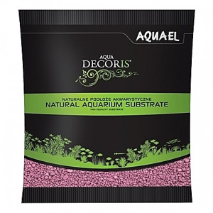 Gravier rose AQUAEL AQUA DECORIS - 2 à 3mm - 1Kg