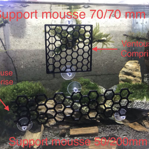 Support mousse 70/70 mm