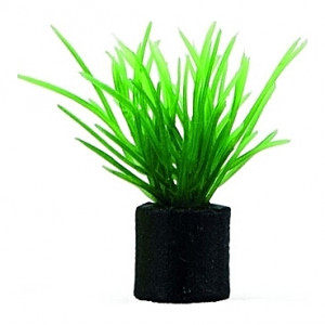 Lot de 5 plantes artificielles Eleocharis Mini 1,5x1,5x3cm