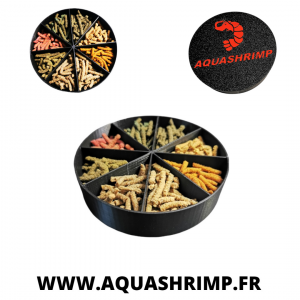 Organisateur/boîte de pellets aquashrimp