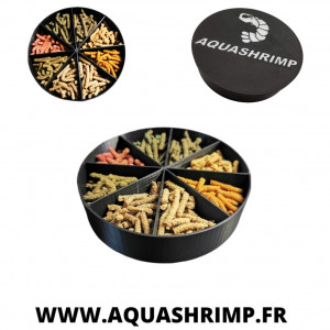 Organisateur/boîte de pellets aquashrimp