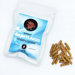 Snow flakes nourriture pour crevettes aquarium