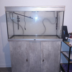 Aquarium 180 l +chauffage et filtration