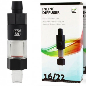 Système de diffusion CO2Art Inline d'aquarium