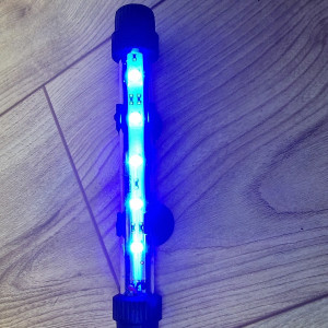 Mini tube led submersible éclairage bleu pour aquarium