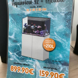 Aquaview 92 neuf 212L