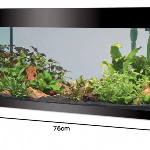 Aquarium Askoll pure led xl noir avec meuble