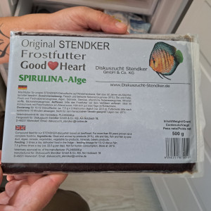 Aliment surgelé Discus Stendker 500gr Spirulina - Algue