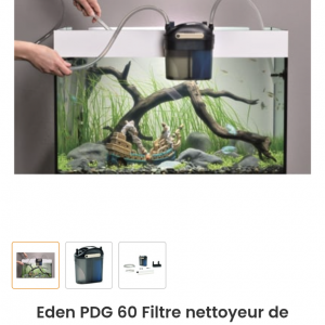 Eden PDG 60 Gravel Cleaner - Aspirateur de fond d'aquarium
