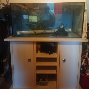 Aquarium 200 litres+ meuble avec filtre  extérieur  aquadisio