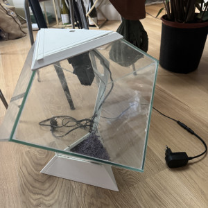 Aquarium cubique design complet 30 litres