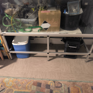 Support aquarium aluminium 325L