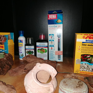 Vends Aquarium 200l avec meuble + filtre + accessoires