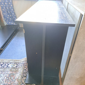 Meuble aquarium 1m20 noir