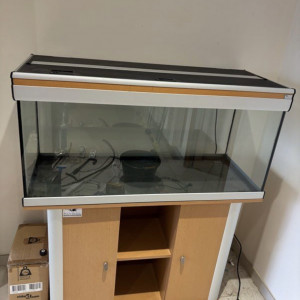 Aquarium aqualantis 160L avec filtration eclerage et accesoir