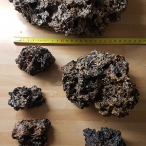 Lot roches volcaniques pierres de lave