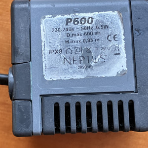 Pompe de remontée 600L/h