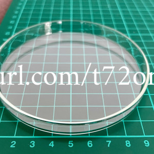 1 coupelle de nourriture en verre 90mm x 15mm pour crevettes poissons aquarium