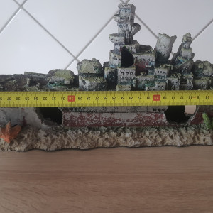 Décoration aquarium épave bateau 45 cm