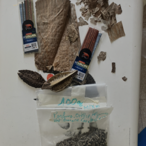 Lot nourriture, nourriture naturelle lollies. Bio feuilles bananier