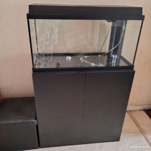Aquarium Juwel 125 litres avec sous-meuble noir