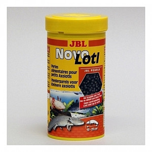 Perles alimentaires pour petits Axolotls JBL NovoLotl M 250ml