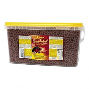 Nourriture riche en protéines pour jeunes cichlidés carnivores CICHLID CARNIVORE Medium PELLET 5L/1,8Kg