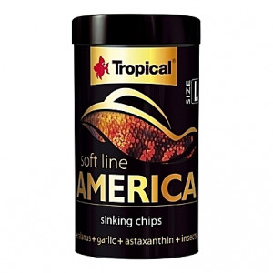 Chips coulantes pour omnivores et carnivores d’Amérique SOFT LINE AMERICA L 100ml