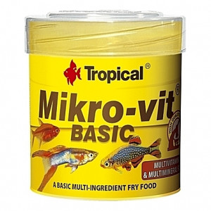 Spiruline, krill et céphalopodes post-frai MIKROVIT BASIC 50ml