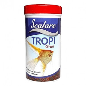 Granulés nourriture saine et équilibrée pour poissons tropicaux TROPI GRAN SCALARE 250ml