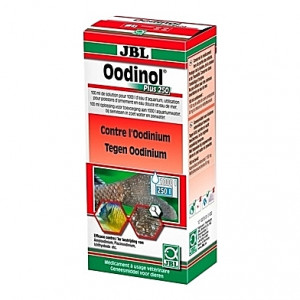 Traitement antiparasitaire contre la maladie de velours (oodinium) JBL Oodinol Plus 250 - 100ml
