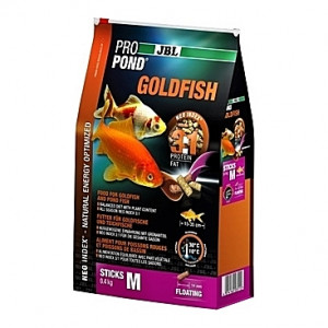 Bâtonnets flottants JBL ProPond Goldfish Sticks Taille M (14mm) - 0,4Kg