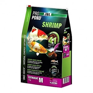 Crevettes flottantes JBL ProPond Shrimp Taille M (15mm) - 1Kg