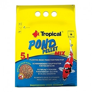 Pastilles flottantes Tropical POND PELLET MIX S - 5L