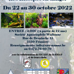Expo "AQUA SAW 2022" ' Les biotopes en danger' du 22 au 30 octobre 2022