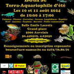 Bourse aqua terrariophile d'été 10 et 11 Août 2024